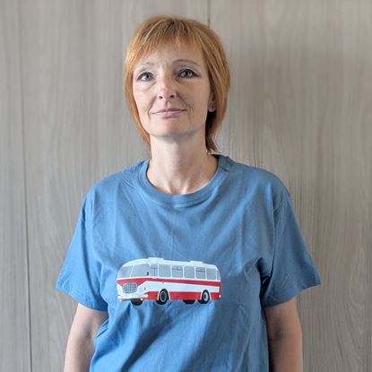 Obrázek Triko modré s motivem BUS